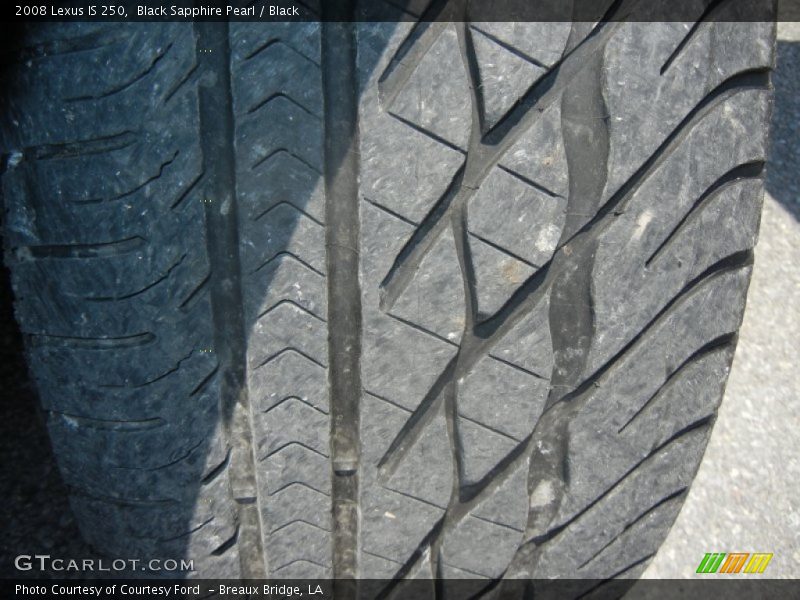 Black Sapphire Pearl / Black 2008 Lexus IS 250