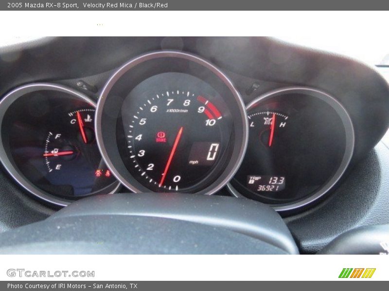 Velocity Red Mica / Black/Red 2005 Mazda RX-8 Sport