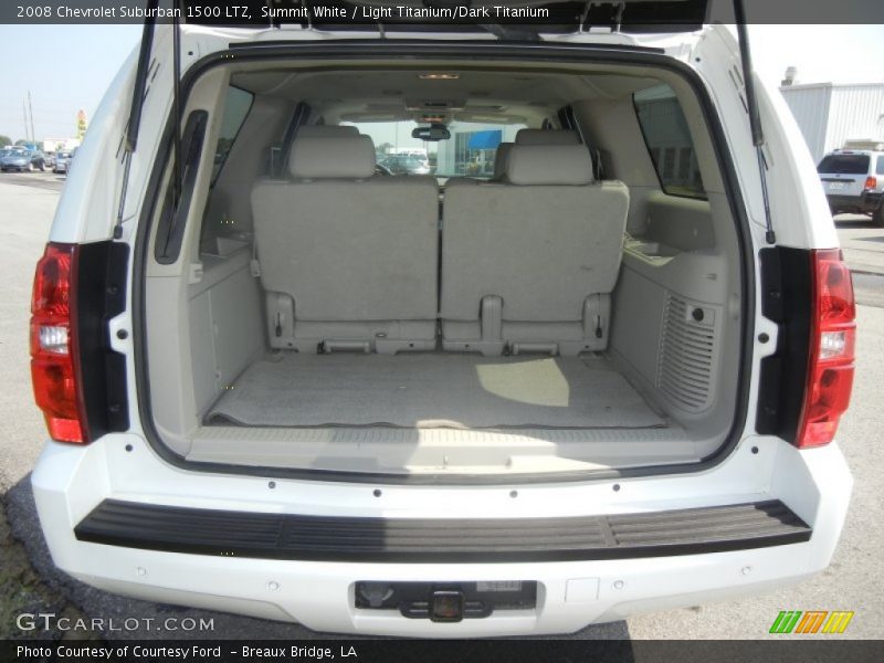Summit White / Light Titanium/Dark Titanium 2008 Chevrolet Suburban 1500 LTZ