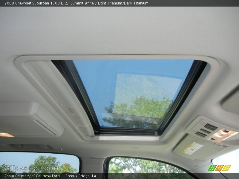Summit White / Light Titanium/Dark Titanium 2008 Chevrolet Suburban 1500 LTZ