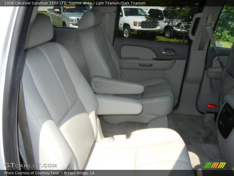 Summit White / Light Titanium/Dark Titanium 2008 Chevrolet Suburban 1500 LTZ