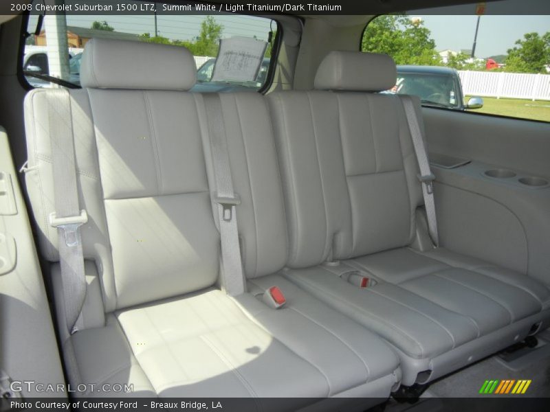 Summit White / Light Titanium/Dark Titanium 2008 Chevrolet Suburban 1500 LTZ