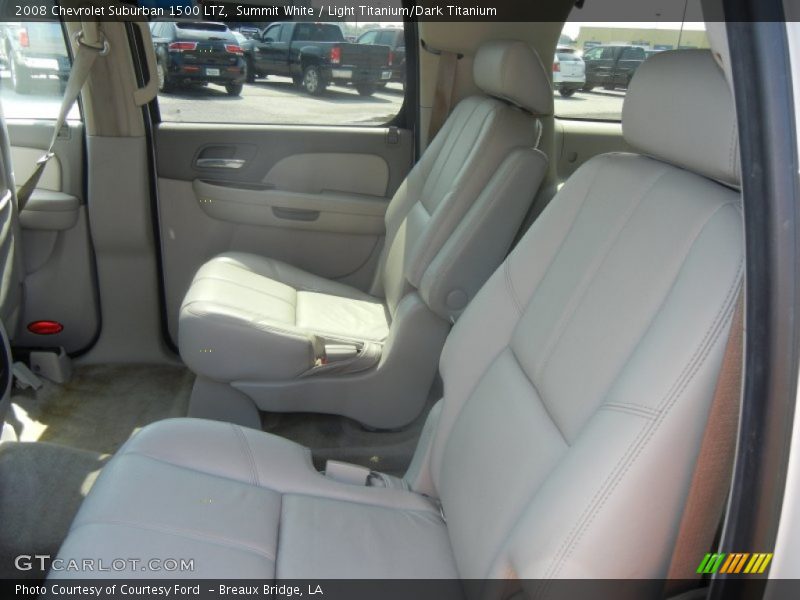 Summit White / Light Titanium/Dark Titanium 2008 Chevrolet Suburban 1500 LTZ
