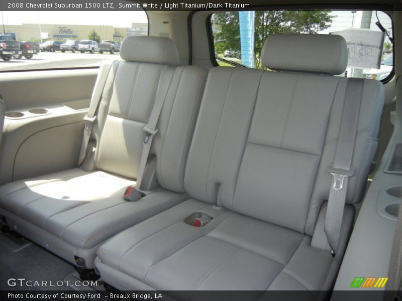 Summit White / Light Titanium/Dark Titanium 2008 Chevrolet Suburban 1500 LTZ