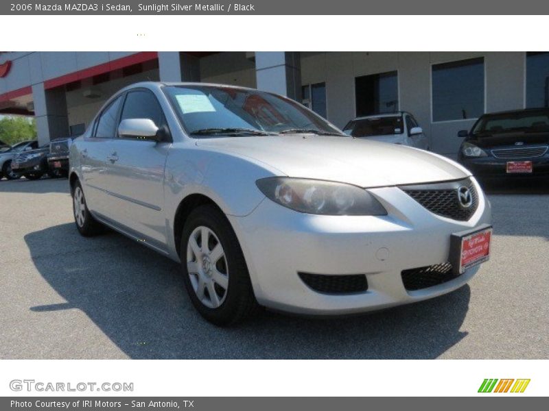 Sunlight Silver Metallic / Black 2006 Mazda MAZDA3 i Sedan