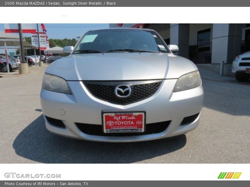 Sunlight Silver Metallic / Black 2006 Mazda MAZDA3 i Sedan