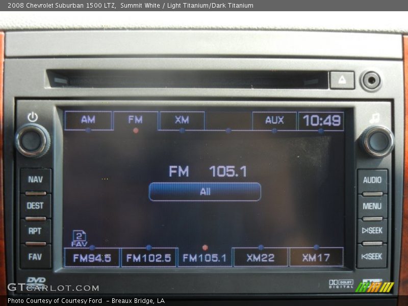 Summit White / Light Titanium/Dark Titanium 2008 Chevrolet Suburban 1500 LTZ