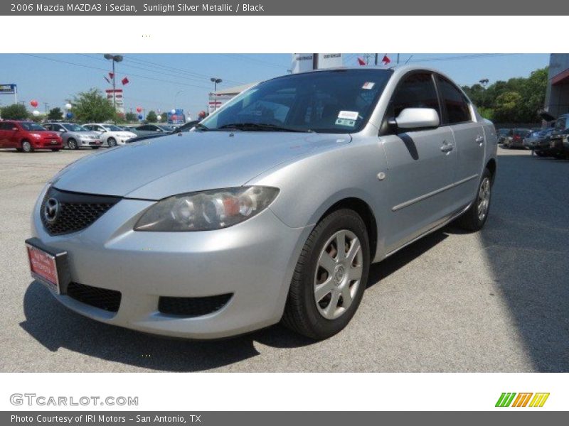 Sunlight Silver Metallic / Black 2006 Mazda MAZDA3 i Sedan