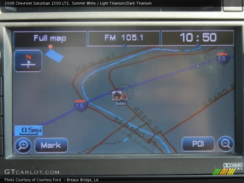 Summit White / Light Titanium/Dark Titanium 2008 Chevrolet Suburban 1500 LTZ