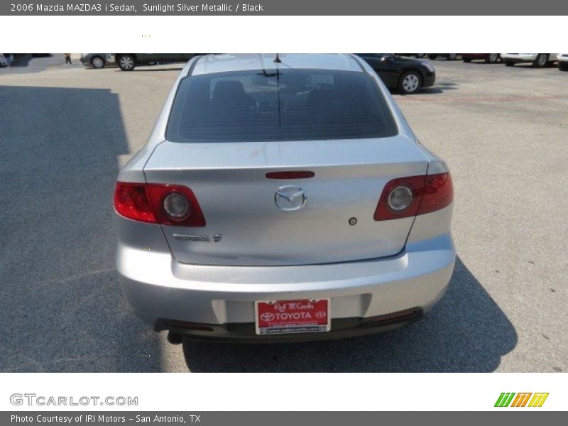 Sunlight Silver Metallic / Black 2006 Mazda MAZDA3 i Sedan