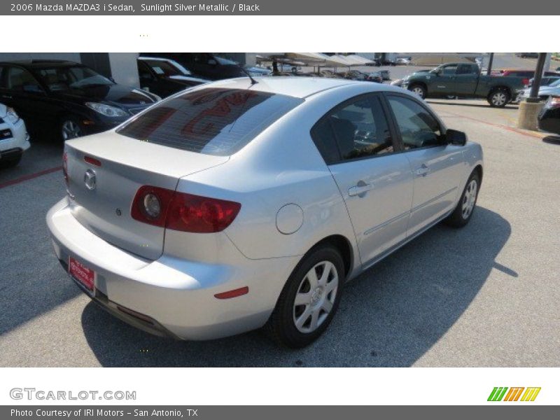 Sunlight Silver Metallic / Black 2006 Mazda MAZDA3 i Sedan
