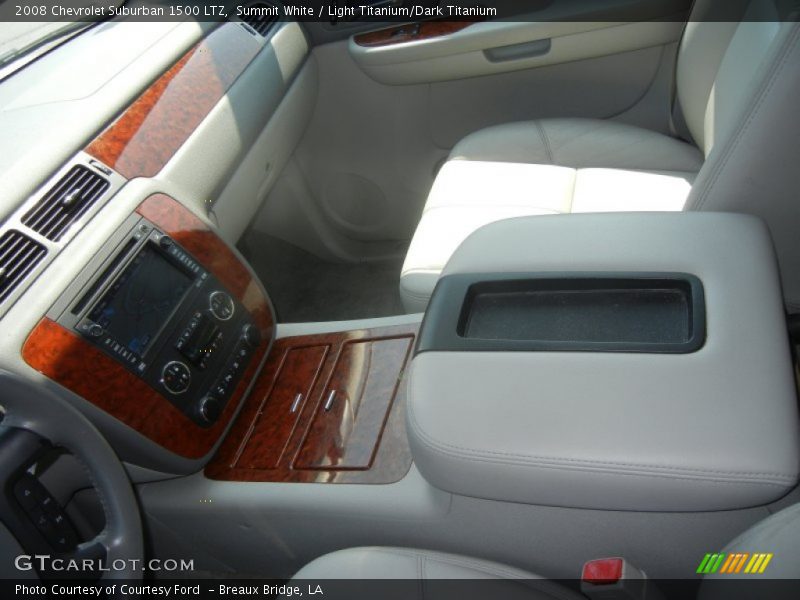 Summit White / Light Titanium/Dark Titanium 2008 Chevrolet Suburban 1500 LTZ
