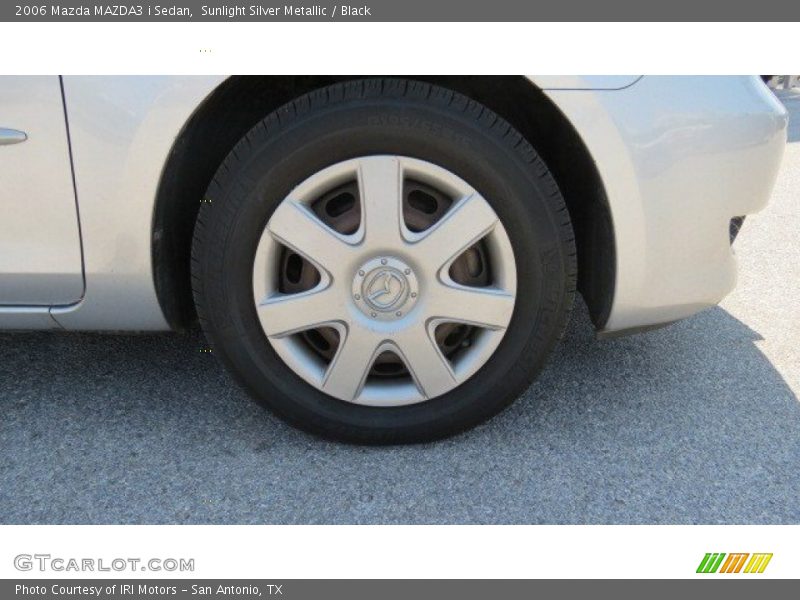 Sunlight Silver Metallic / Black 2006 Mazda MAZDA3 i Sedan