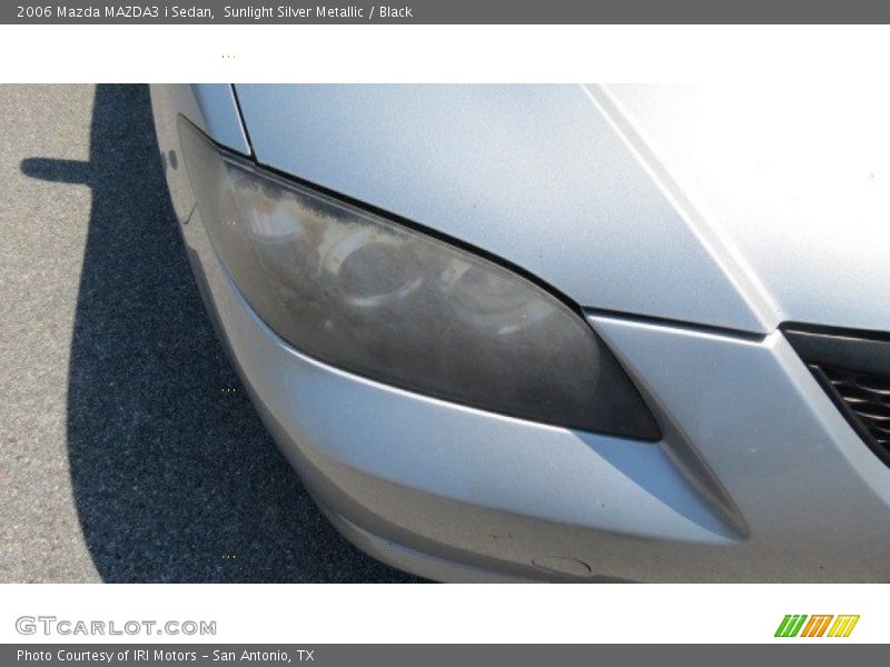 Sunlight Silver Metallic / Black 2006 Mazda MAZDA3 i Sedan