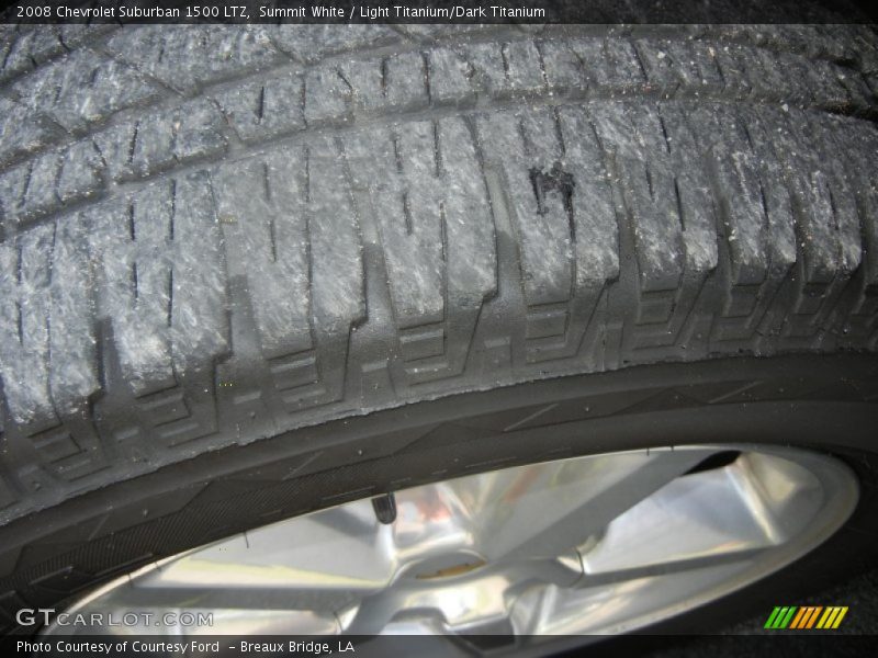 Summit White / Light Titanium/Dark Titanium 2008 Chevrolet Suburban 1500 LTZ