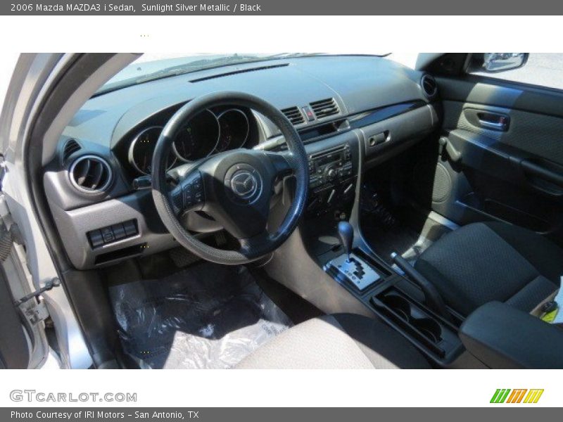 Sunlight Silver Metallic / Black 2006 Mazda MAZDA3 i Sedan