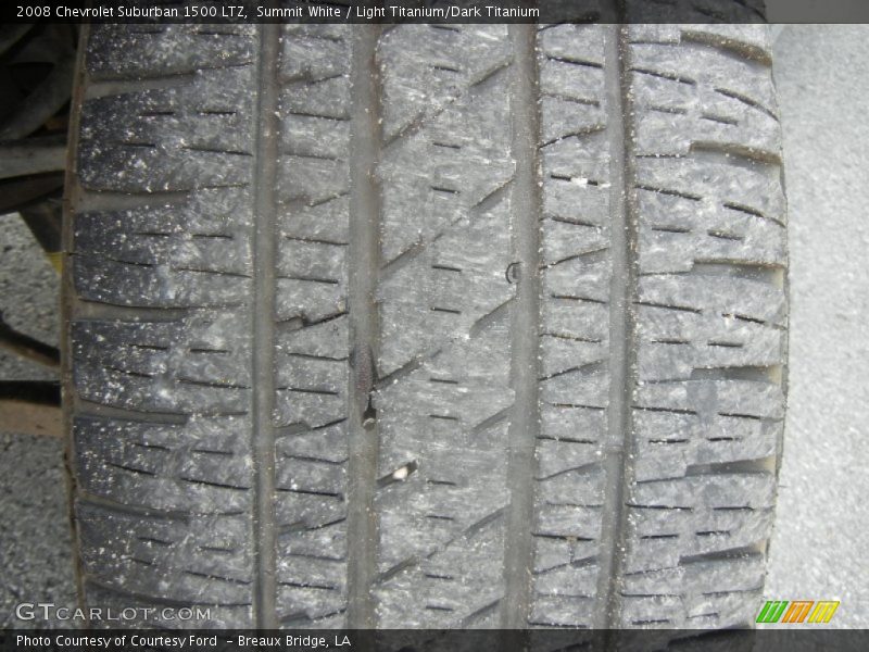 Summit White / Light Titanium/Dark Titanium 2008 Chevrolet Suburban 1500 LTZ