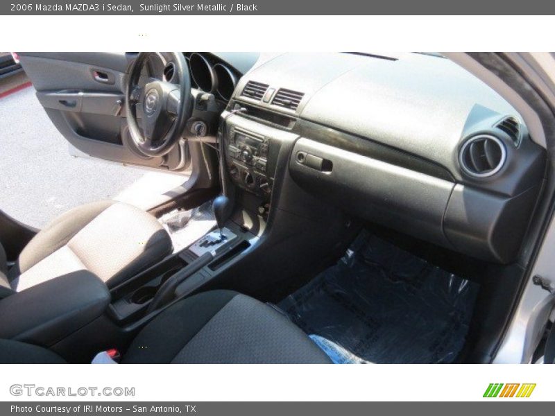 Sunlight Silver Metallic / Black 2006 Mazda MAZDA3 i Sedan
