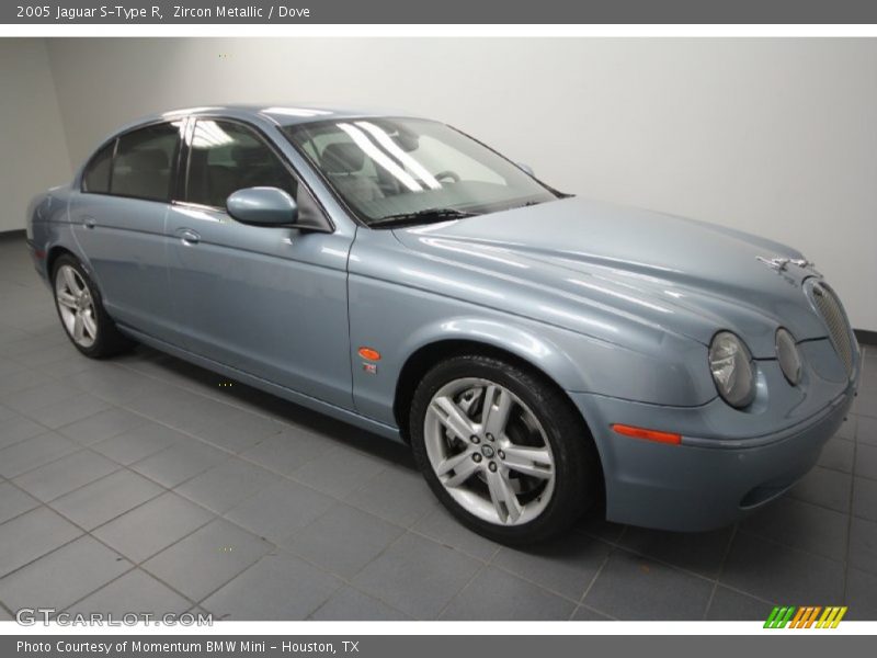 Zircon Metallic / Dove 2005 Jaguar S-Type R