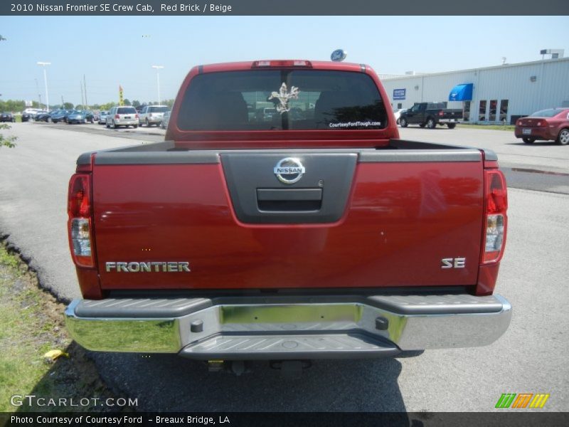 Red Brick / Beige 2010 Nissan Frontier SE Crew Cab