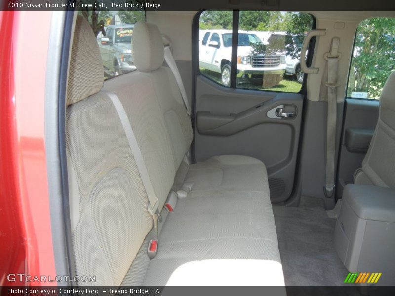 Red Brick / Beige 2010 Nissan Frontier SE Crew Cab
