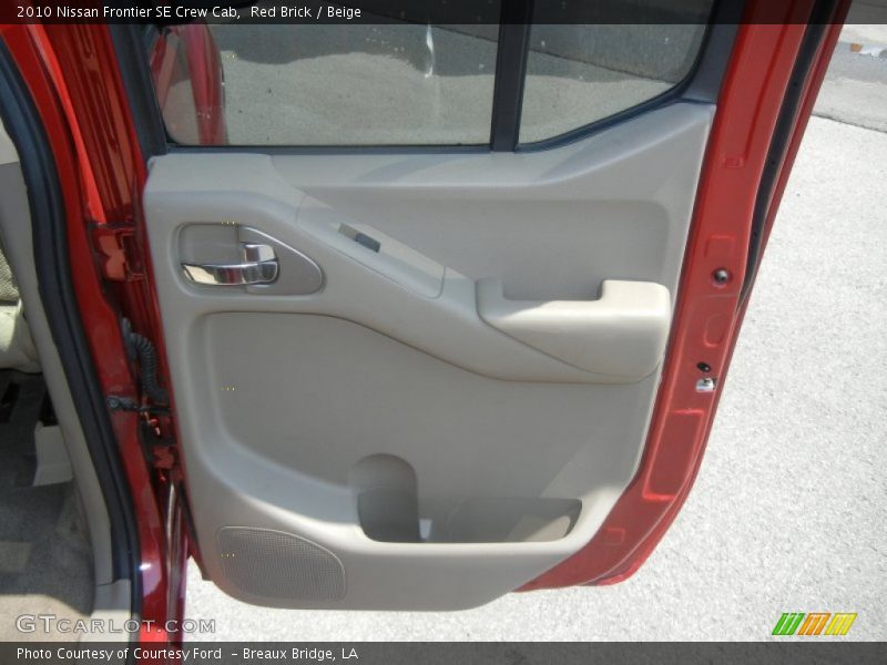 Red Brick / Beige 2010 Nissan Frontier SE Crew Cab
