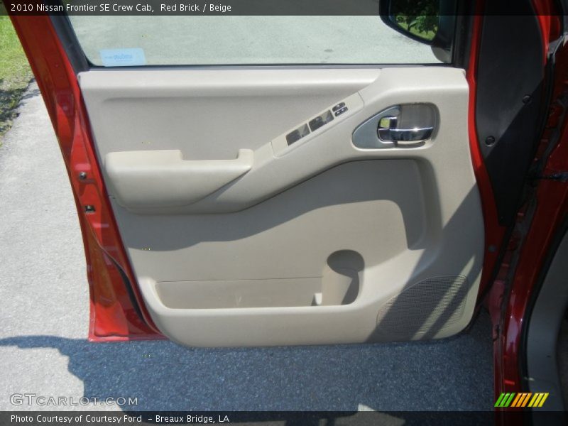 Red Brick / Beige 2010 Nissan Frontier SE Crew Cab