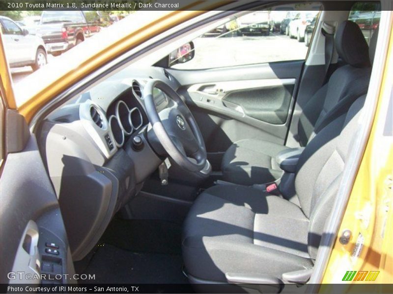 Sundance Metallic / Dark Charcoal 2010 Toyota Matrix 1.8