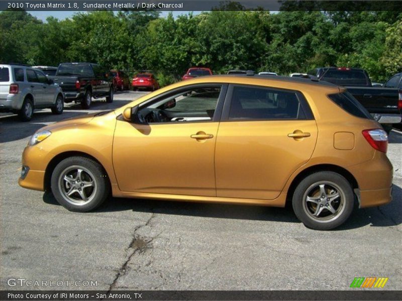 Sundance Metallic / Dark Charcoal 2010 Toyota Matrix 1.8