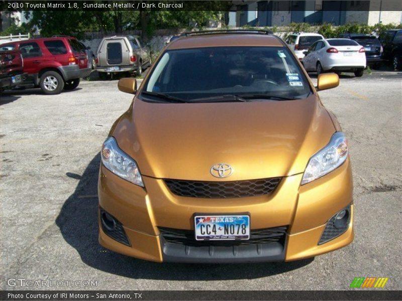 Sundance Metallic / Dark Charcoal 2010 Toyota Matrix 1.8