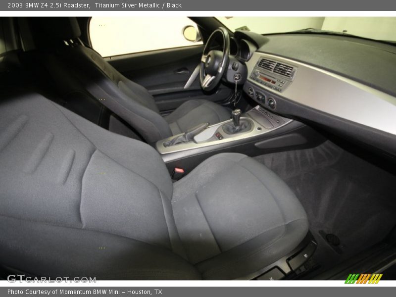 Titanium Silver Metallic / Black 2003 BMW Z4 2.5i Roadster