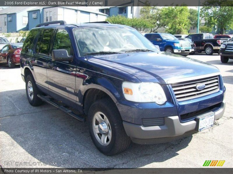 Dark Blue Pearl Metallic / Camel 2006 Ford Explorer XLS