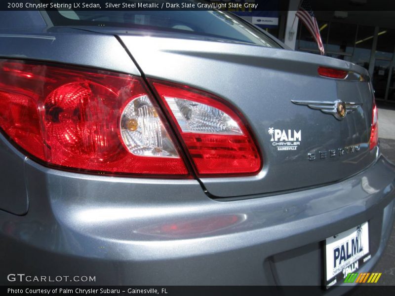 Silver Steel Metallic / Dark Slate Gray/Light Slate Gray 2008 Chrysler Sebring LX Sedan