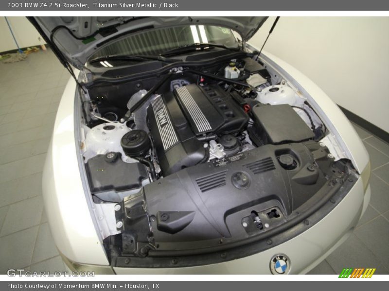 Titanium Silver Metallic / Black 2003 BMW Z4 2.5i Roadster