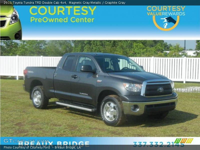 Magnetic Gray Metallic / Graphite Gray 2011 Toyota Tundra TRD Double Cab 4x4