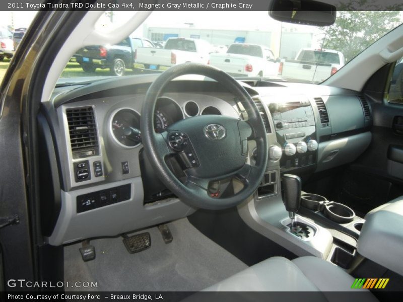 Magnetic Gray Metallic / Graphite Gray 2011 Toyota Tundra TRD Double Cab 4x4