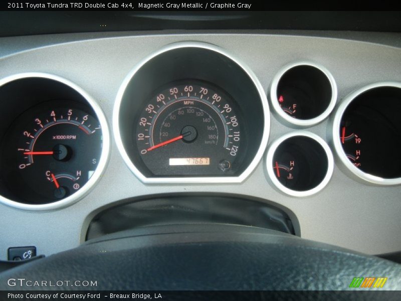 Magnetic Gray Metallic / Graphite Gray 2011 Toyota Tundra TRD Double Cab 4x4