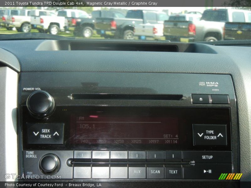 Magnetic Gray Metallic / Graphite Gray 2011 Toyota Tundra TRD Double Cab 4x4
