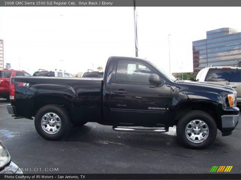Onyx Black / Ebony 2008 GMC Sierra 1500 SLE Regular Cab