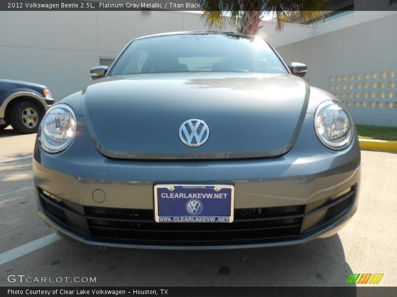 Platinum Gray Metallic / Titan Black 2012 Volkswagen Beetle 2.5L