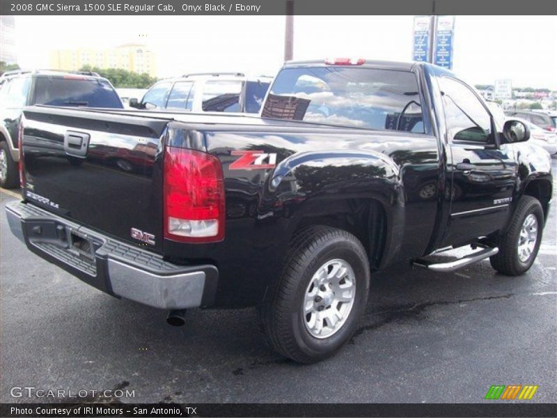 Onyx Black / Ebony 2008 GMC Sierra 1500 SLE Regular Cab