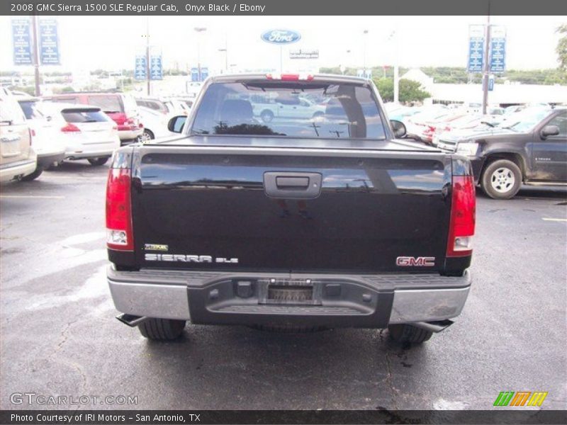 Onyx Black / Ebony 2008 GMC Sierra 1500 SLE Regular Cab
