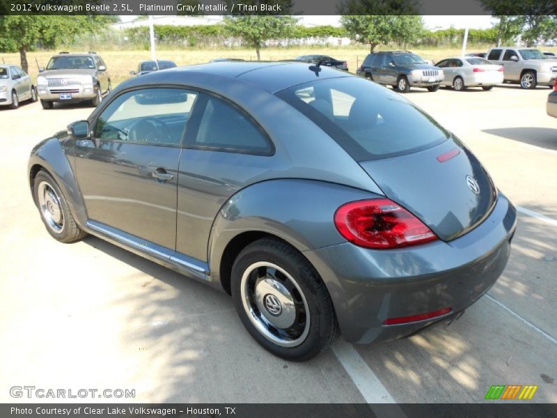 Platinum Gray Metallic / Titan Black 2012 Volkswagen Beetle 2.5L