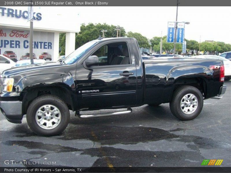 Onyx Black / Ebony 2008 GMC Sierra 1500 SLE Regular Cab