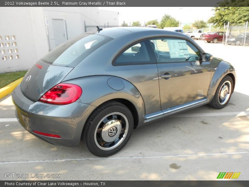 Platinum Gray Metallic / Titan Black 2012 Volkswagen Beetle 2.5L