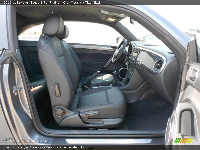 Platinum Gray Metallic / Titan Black 2012 Volkswagen Beetle 2.5L