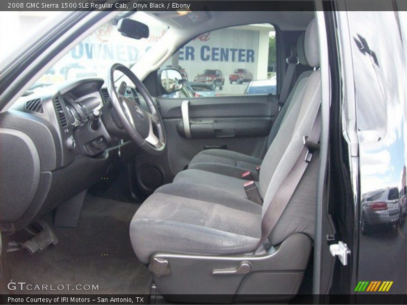 Onyx Black / Ebony 2008 GMC Sierra 1500 SLE Regular Cab