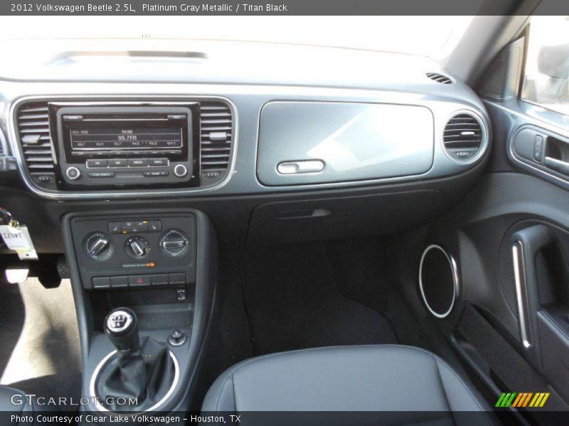 Platinum Gray Metallic / Titan Black 2012 Volkswagen Beetle 2.5L
