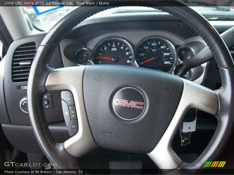 Onyx Black / Ebony 2008 GMC Sierra 1500 SLE Regular Cab