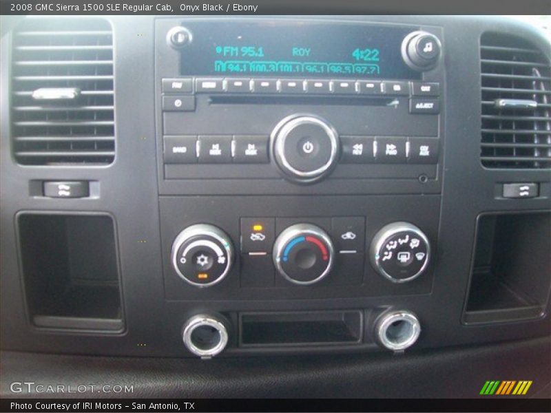 Onyx Black / Ebony 2008 GMC Sierra 1500 SLE Regular Cab